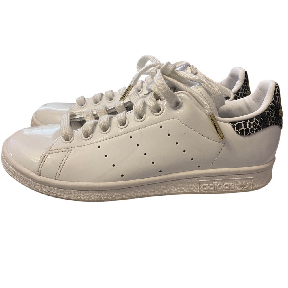 Adidas Stan Smith Women's White Floral Sneakers Size 6.5 – Pre-Owned Comfort